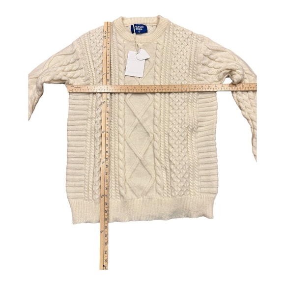 AELFRIC EDEN RETRO 90S CABLE KNIT SWEATER XL NWT - Picture 4 of 9